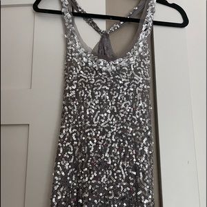 Sparkly & chic tank, great for NYE or a night on the town!